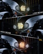 DOT Approved 1000% Bright 120W 7'' Motorcycles LED Headlight with Amber Lens DRL Compatible with Road King Road Glide Street Glide Electra Glide Ultra Limited Heritage Softail Fat Boy Yamaha - Image 4