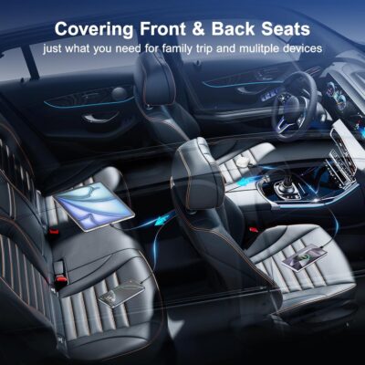 Car Charger for iPhone 17 16 15 Pro Max, Besgoods 4-Port Cigarette Lighter Adapter USB C & USB A Car Phone Charger Fast Charging Voltmeter for Galaxy S25 S24 S23 A15 A54 Android, 6ft USB C to C Cable - Image 6