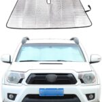 LLKUANG Car Windshield Sun Shade Compatible with Toyota Tacoma 2006-2026 Auto Windshield Sunshades Foldable Blocks UV Rays Sun Visor to Keep Your Vehicle Cool and Damage Free (Style A)