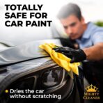 Premium 2pk Mini +1 Free Shammy Cloth for Car Drying - 17”x13” - Super Absorbent Chamois Towel for Car - Scratch-Free, Reusable & Soft Cleaning Towel - Image 3