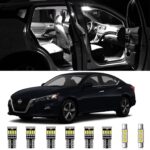 AWALITED 11pcs Altima Interior LED Lights Kit Ultra Bright Map Dome LED Replacement Bulbs for 2013 2014 2015 2016 2017 2018 2019 2020 2021 2022 Nissan Altima all Cab Sizes