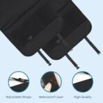 Enovoe Back Seat Cover for Kids Extra Large - 2 Pack with Multi Pocket Storage Organizer - Back Seats Protector for Upholstery from Dirt, Mud, Scratches - Waterproof Car Seat Protector for Kids - Image 5