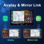 7-Inch Wireless Apple CarPlay & Android Auto Portable Car Screen, Auto Brightness Adjustment, Supports HD Video, with HD Backup Camera - Image 8