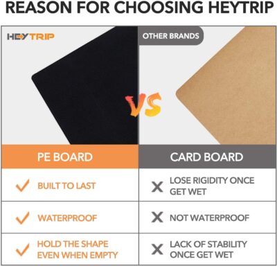 HEYTRIP Large Trunk Organizer With Built-in Leakproof Cooler Bag, 2 Tie-Down Straps, 4 Removable Dividers, Foldable Cover, Built with 2mm PE Board - Image 3