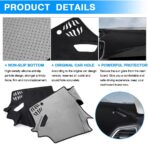 Autorder Dashboard Cover Mat for Subaru Forester 2019-2024 Accessories Dash Cover Flannel Dash Mat Sunshade Glare UV Rays Protector - Image 6