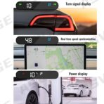 ASVEGE Embedded Digital Heads up Display Mini HUD for Tesla Model 3, Model Y 2019-2022 - Image 4