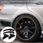 4pcs Car Mud Flaps and Tire Splash Guards Soft Rubber Wheel Mudguards Compatible with 2003 for Exterior Protection - Image 6