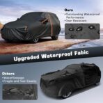 Waterproof SUV Car Cover Custom Fit for Jeep Renegade 2015-2025, All Weather Outdoor SUV Car Covers with Zipper Door, Windproof Bands Cover,Reflective Strip for Snow Rain Dust Cover,Sun UV Protection - Image 5