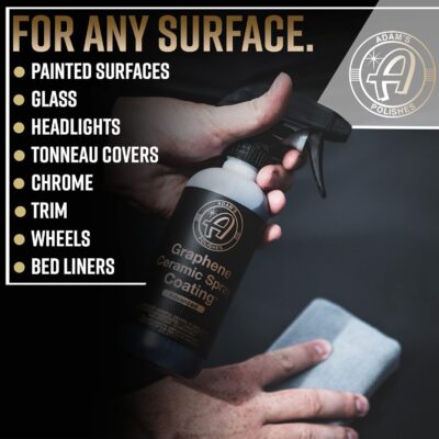 Adam's Polishes Advanced Graphene Ceramic Spray Coating - 18+ Months Sprayable Graphene Oxide Ceramic Coating for Cars, Boats, RV's & Motorcycle | Adds Extreme Gloss, Depth, Shine & Protection - Image 6