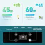 EUHOMY 12 Volt Refrigerator, 80QT(75L) 12V Fridge, Electric Cooler APP Control, Car Fridge 12/24V DC 100-240V AC, Car Refrigerator 0℉~68℉, 12 Volt Cooler for Camping, Trip, Truck, Boating, Outdoor - Image 6