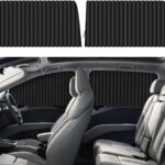 ZATOOTO Car Side Window Sun Shades - Privacy Magnetic Black 2 Pcs Covers Blinds Curtains - Auto Accessories Sunshades Keeps Cooler Screen for Baby Sleeping