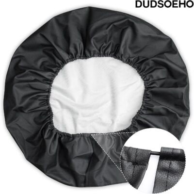 Spare Tire Cover for RV Trailer, Waterproof Leather Wheel Cover with American USA Flag, Camper Spare Tire Cover Fit for Jeep Wrangler Rv SUV Truck Travel Trailer 16" - Image 2