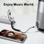 Meliya Aux to Bluetooth 5.3 Adapter for Car, USB 2.0 to 3.5mm Bluetooth Receiver Jack Kit with Built-in Microphone Aux Input for Hands-Free Calls, Car Speaker, Home Audio, Music Streaming - Image 7