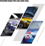 2PCS Claw Mark Decals for Cars,Headlight Car Sticker,Stripes Scratch Decal Vinyl for Sports Cars SUV Pickup Truck Window Motorcycles ect (Black) - Image 4