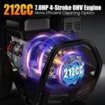 4200PSI Gas Pressure Washer 4.0GPM Gas Power Washer 212CC Gas Powered Washing Machine Commercial High Pressure Washer with 32ft Hose&5 Nozzles for Patio Garden Yard Vehicle,EPA/CARB/ETL - Image 3