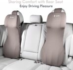 FLORICH Lumbar Support Pillow and Car Neck Pillow Memory Foam Integrated Lumbar Support Cushion with Headrest Pillow Ergonomic Car Seat Back Support for Head Waist Support Sciatica Pain Relief, Gray - Image 6