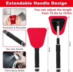 Viewsun Windshield Cleaner Tool, 17Pcs Red Car Interior Cleaning Kit, Car Detailing Kit Interior Cleaner, Car Detailing Brushes, Car Cleaning Gel, Inside Cleaning Supplies Accessories for Women Girls - Image 3