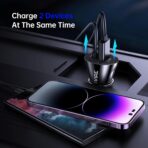 Syncwire iPhone Car Charger - Upgrade [Apple MFi Certified] 4.8A/24W Car Charging Adapter with Built-in Coiled Lightning Cable for Apple iPhone 14/13/12/11/Xs/XS Max/XR/X/8/7/6 Plus, iPad & More - Image 7