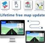 GPS Navigation, 2025 Map 7 inch Touch Screen Car GPS, Voice Turn Direction Guidance, Support Speed and Red Light Warning, Pre-Installed North America Lifetime map Free Update - Image 5