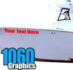 Custom Vinyl Boat Numbers & Letters (Two Decals) Marine Lettering Stickers - Image 22