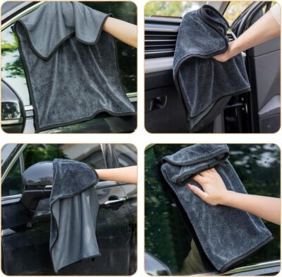 Microfiber Car Wash Drying Towel 60x160cm Thickened Large Absorbent Car Cleaning Cloth for Automotive Care - Image 8