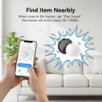 2 Pack GPS Tracker for Vehicles Work with Find My (iOS Only) Real Time Mini Car Air Tracker Tag Devices Global Coverage Hidden Car Locator Tracking No Monthly Fee No Subscription No SIM Card Required - Image 2