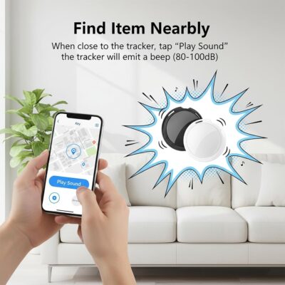 2 Pack GPS Tracker for Vehicles Work with Find My (iOS Only) Real Time Mini Car Air Tracker Tag Devices Global Coverage Hidden Car Locator Tracking No Monthly Fee No Subscription No SIM Card Required - Image 2