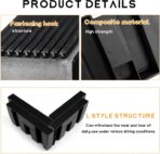 4PCS Multipurpose Cargo Organizer Blocks, Plastic Cargo Storage Organizer Blocks for Wool Carpet Trunk, Grocery Trunk Divider Cargo Containment System for Car SUV Van Trunk - Image 5