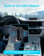 Heads up Display for Cars Windshield, Car HUD Display, Plug & Play USB, MPH/KMH Switch, Speed Calibration, Adjustable Brightness, Overspeed Alert, Large Font Display - Image 3