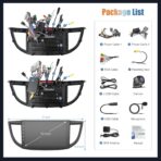 4GB+64GB Car Radio for Honda CRV 2012 2013 2014 2015 2016, 10 Inch IPS Touch Screen CRV Car Stereo with Wireless Carplay/Android Auto, DSP, Bluetooth, Backup Camera, Built-in GPS, FM Radio - Image 7