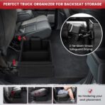 Under Seat Truck Organizer Storage Box with Removable Divider & 4 Storage Mesh Bag,Collapsible Trunk Organizer for Car, SUV, Truck, or Van(Full Size Trucks) - Image 7