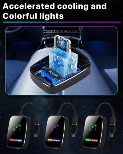 Omeyo Wireless CarPlay Adapter for CarPlay & Android Auto, Auto Connect 2026 Wireless Upgrade, Plug & Play 5.8GHz WiFi in 10s, Stable No Lag for Factory Wired Cars, Compatible with iPhone & Android - Image 6