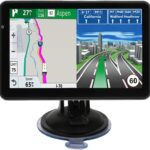 Car GPS Navigation, Latest 2025 Map 7-Inch GPS Navigation System for Car with Turn-by-Turn Directions, Touchscreen Display, Windshield Mount，Pre-Installed North America Lifetime map Free Update