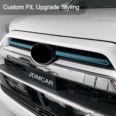 JDMCAR Front Center Grille Insert Cover Trim Compatible with 2024 2023 2022 2021 2020 Toyota 4Runner Accessories ABS Middle Grille Insert Cover Strips (Matte Black) - Image 4