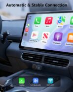 Wireless CarPlay Adapter, 2026 Upgraded Enhanced 50% Smaller, Convert Wired to CarPlay Wireless, Plug & Play Adapter, Fast Auto-Connect, No Latency, Compact Design for Apple iPhone iOS 10+ - Image 6