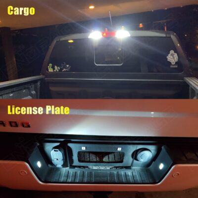 9-Pieces White LED Interior Light Kit for Chevrolet Colorado/GMC Canyon 2004 2005 2006 2007 2008 2009 2010 2011 2012 LED Lighting Package + Cargo Lights, License Plate Lights, Install Tool - Image 5