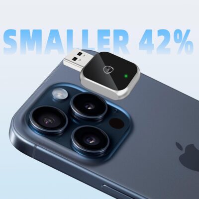 Android Auto Wireless Adapter Carplay - 2 in 1 Wireless Android Auto Car Adapter & Car Play, Stable Control No Delay [2026 Upgraded] Silver - Image 7