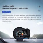 OBD2 Gauge Display, Heads up Display for Cars, Hud Digital Speedometer for Car - Image 6