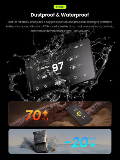 R7M 7" Wireless Motorcycle CarPlay & Android Auto for BMW Motorcycles - Native Wonder Wheel & Action Camera Control (GoPro/Insta360)| TPMS/RPM| OTA Updates|1200-Nit IP69K GPS | Nav Prep 5/6 - Image 3