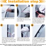 Eytool 5M Clear Door Edge Protectors, Rubber Edge Trim Seal Protector with U Shape Car Protection Door Edge Guard Fit for Most Car (Clear, 16.4FT) - Image 4