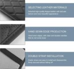 Car Center Console Cover, Leather Auto Armrest Cover with 2 Storage Bags, Universal Cars Armrest Cushion, Vehicle Interior Accessories Protector for Sedan, SUV, Truck (Black) - Image 6