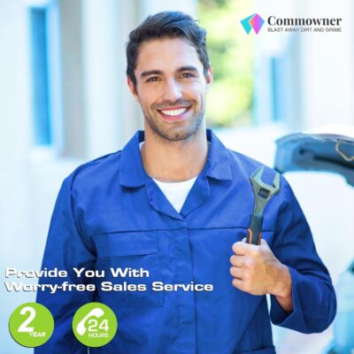 Pressure Washer 4800 PSI Power Washers Electric Powered with 33ft Pressure Hose, 4 Nozzle and Foam Cannon, Powerwashers for Home, Cars, Patio, Light Green - Image 7