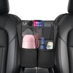 FLORICH Car Organizer Storage Between Seats, Leather Seat Organizer Purse Holder Between Seats, Automotive Consoles & Organizers Storage Car Organizer