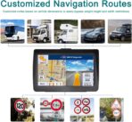 7-Inch HD Touchscreen GPS Navigator for Car, Truck & RV with 2025 Maps (Free Lifetime Updates), Voice Turn-by-Turn Guidance, Speed & Red Light Camera Alerts, Custom Truck Routing - Image 2