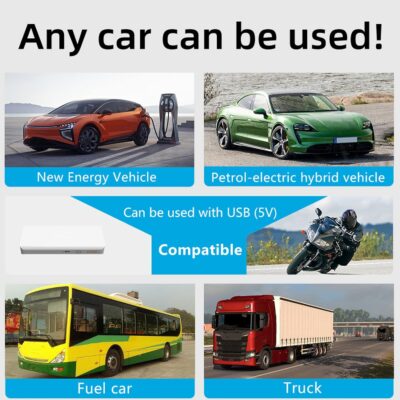 Speedometer for Car, Universal Car HUD Display Digital Speedometer with Speed Alarm Automatic Brightness Adjustment for Vehicle Smart and Fatigue Driving Alarm - Image 4