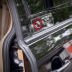 Automatic Door Car Sticker 4 × 2 Inches Vinyl Do Not Touch Driver Will Open Warning Sign Self Adhesive Removable Vehicle Taxi Decals Automatic Sliding Window Cling 10 Pack - Image 5