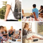 Bluetooth Handsfree Speakerphone for Cell Phone, Wireless Car Kit Music Player Adapter with Back-Clip Portable Bluetooth Speaker for Home/Sport/Outdoor, Work with Siri/Google Assistant/TF Card - Image 6