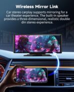 Wireless Apple CarPlay Screen for Car–10.26" Portable Carplay & Android Auto Touchscreen Car Stereo with App Control, 4K Dash Cam, Backup Camera, GPS, Mirror Link, Voice Control,for All Vehicles - Image 7