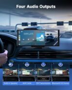 Wireless Apple CarPlay Screen for Car–10.26" Portable Carplay & Android Auto Touchscreen Car Stereo with App Control, 4K Dash Cam, Backup Camera, GPS, Mirror Link, Voice Control,for All Vehicles - Image 3