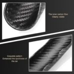 3PCS Steering Wheel Cover, Carbon Fiber Anti-Skid Steering Wheel protection, Car Steering Wheel Cover for Men/Women, Segmented & Wavy Design, Universal Car Interior Accessories (Black) - Image 5